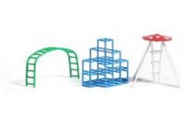 Three Climbing Frames For The Playground